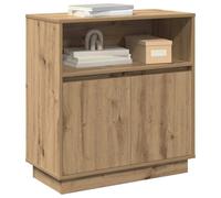 Berkfield Home Sideboard with LED Artisan Oak 71x34, 5x75 cm Engineered Wood in Brown Berkfield Home Brown 5x75 cm