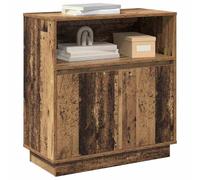 Berkfield Home Sideboard with LED Old Wood 71x34, 5x75 cm Engineered Wood in Brown Berkfield Home Brown 5x75 cm