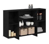 Berkfield Home Sideboard with Shelf Black oak 120 x 30 x 75 cm Engineered wood Berkfield Home Black 120 x 30 x 75 cm