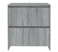 Berkfield Home Sideboards 2 pcs Grey Sonoma 70x41x75 cm Engineered Wood | Size: 70 x 41 x 75 cm Berkfield Home Grey 70 x 41 x 75 cm