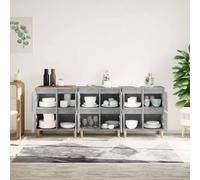 Berkfield Home Sideboards 3 pcs Concrete Grey 60x35x70 cm Engineered Wood | Size: 60 x 35 x 70 cm Berkfield Home Grey 60 x 35 x 70 cm