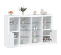 Berkfield Home Sideboards with LED Lights 3 pcs White Engineered Wood Berkfield Home White