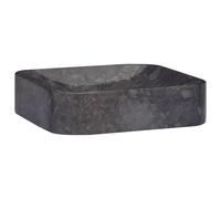 Berkfield Home Sink Black 40x40x10 cm Marble | Size: 40 x 40 x 10 cm Berkfield Home Black 40 x 40 x 10 cm