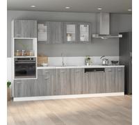 Berkfield Home Sink Bottom Cabinet Grey Sonoma 80x46x81.5 cm Engineered Wood Berkfield Home Grey 80x46x81.5 cm