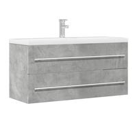 Berkfield Home Sink Cabinet Concrete Grey 100x38.5x48 cm Engineered Wood Berkfield Home Grey 100x38.5x48 cm