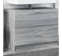 Berkfield Home Sink Cabinet Grey Sonoma 78x37x59 cm Engineered Wood | Size: 78 x 37 x 59 cm Berkfield Home Grey 78 x 37 x 59 cm