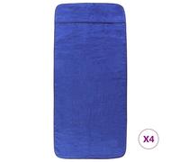 Berkfield Home Soft Beach Towels 4 pcs Royal Blue 60x135 cm Fabric 400 GSM Berkfield Home Blue