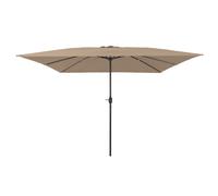 Berkfield Home Square Garden Umbrella 295x245 cm Taupe Berkfield Home Taupe 295x245 cm