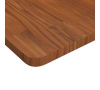 Berkfield Home Square Table Top Dark Brown 60x60x2.5cm Treated Solid Wood Oak | Size: 60x60x2.5 cm Berkfield Home Brown 60x60x2.5 cm