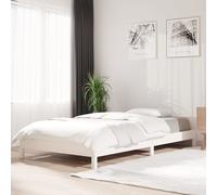 Berkfield Home Stack Bed White 100x200 cm Solid Wood Pine Berkfield Home White 100x200 cm