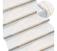 Berkfield Home Stair Mats 10 pcs 56x17x3 cm White | Size: Medium Berkfield Home White Medium
