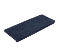 Berkfield Home Stair Mats Self-adhesive 15 pcs 65x24.5x3.5 cm Blue | Size: Medium Berkfield Home Blue Medium