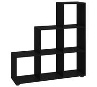 Berkfield Home Staircase Bookcase Black 107 cm Engineered Wood Berkfield Home Black