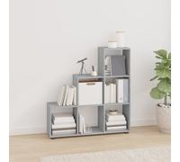 Berkfield Home Staircase Bookcase Grey Sonoma 107 cm Engineered Wood Berkfield Home Grey