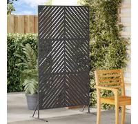 Berkfield Home Steel Fence Panel Black Steel Standard Durable Berkfield Home Black