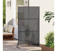 Berkfield Home Steel Fence Panel Black Steel Standard Durable Berkfield Home Black