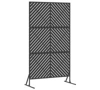 Berkfield Home Steel Fence Panel Black Steel Standard Durable Berkfield Home Black
