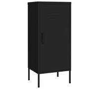 Berkfield Home Storage Cabinet Black 42.5x35x101.5 cm Steel Berkfield Home Black 42.5x35x101.5 cm