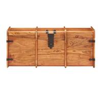 Berkfield Home Storage Chest 90x40x40 cm Solid Acacia Wood in Brown | Size: 90 x 40 x 40 cm Berkfield Home Brown 90 x 40 x 40 cm
