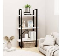 Berkfield Home Storage Shelf White 60x30x105 cm Solid Pine Wood in Black | Size: 60 x 30 x 105 cm Berkfield Home Black 60 x 30 x 105 cm