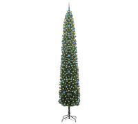 Berkfield Home Stunning Artificial Christmas Tree with 300 LEDs with Stand Green Berkfield Home Green