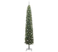 Berkfield Home Stunning Artificial Christmas Tree with 300 LEDs with Stand Green Berkfield Home Green