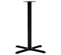 Berkfield Home Sturdy Bistro Table Leg Black 76x76x107 cm Cast Iron | Size: 76 x 76 x 107 cm Berkfield Home Black 76 x 76 x 107 cm
