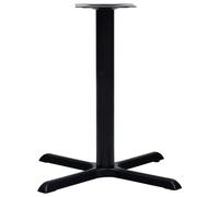 Berkfield Home Sturdy Bistro Table Leg Black 76x76x72 cm Cast Iron | Size: 76 x 76 x 72 cm Berkfield Home Black 76 x 76 x 72 cm