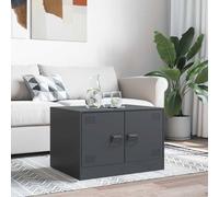 Berkfield Home Sturdy Coffee Table Anthracite 67x50x44 cm Steel in Charcoal | Size: 67 x 50 x 44 cm Berkfield Home Charcoal 67 x 50 x 44 cm