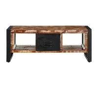 Berkfield Home Sturdy Coffee Table Multicolour 90x50x36 cm Solid Wood Reclaimed | Size: 90 x 50 x 36 cm Berkfield Home Multicolor 90 x 50 x 36 cm
