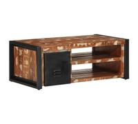 Berkfield Home Sturdy Coffee Table Multicolour 90x50x36 cm Solid Wood Reclaimed | Size: 90 x 50 x 36 cm Berkfield Home Multicolor 90 x 50 x 36 cm