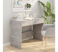 Berkfield Home Sturdy Desk Concrete Grey 101x50x76.5 cm Engineered Wood Berkfield Home Grey 101x50x76.5 cm