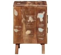 Berkfield Home Stylish Bedside Cabinet 2 pcs 40x32x46 cm Solid Wood Reclaimed | Size: 40 x 32 x 46 cm Berkfield Home Multicolor 40 x 32 x 46 cm
