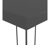 Berkfield Home Stylish Garden Marquee 3x3 m Anthracite in Dark Grey Berkfield Home Dark Grey