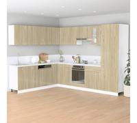 Berkfield Home Suitable Bottom Cabinet Lyon Sonoma Oak 80x46x81.5 cm Engineered Wood in Light Brown Berkfield Home Light Brown 80x46x81.5 cm