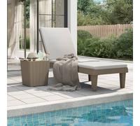 Berkfield Home Sun Lounger Light Brown 155x58x83 cm Polypropylene | Size: 155 x 58 x 83 cm Berkfield Home Light Brown 155 x 58 x 83 cm