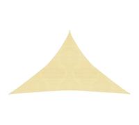 Berkfield Home Sunshade Sail 160 g/m ² Beige 3.5x3.5x4.9 m HDPE Berkfield Home Beige