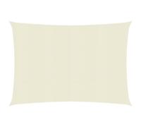 Berkfield Home Sunshade Sail 160 g/m ² Cream 2.5x3 m HDPE in Beige Berkfield Home Beige