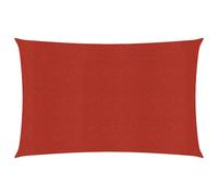 Berkfield Home Sunshade Sail 160 g/m ² Red 2x4.5 m HDPE Berkfield Home Red
