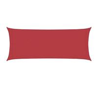 Berkfield Home Sunshade Sail 160 g/m ² Red 2x5 m HDPE Berkfield Home Red