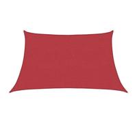 Berkfield Home Sunshade Sail 160 g/m ² Red 3/4x2 m HDPE Berkfield Home Red
