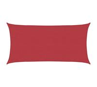 Berkfield Home Sunshade Sail 160 g/m¬≤ Red 3x6 m HDPE Berkfield Home Red