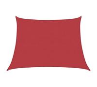 Berkfield Home Sunshade Sail 160 g/m ² Red 4/5x3 m HDPE Berkfield Home Red