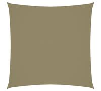 Berkfield Home Sunshade Sail Oxford Fabric Square 4x4 m Beige Berkfield Home Beige