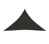 Berkfield Home Sunshade Sail Oxford Fabric Triangular 5x5x6 m Anthracite in Black Berkfield Home Black