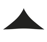 Berkfield Home Sunshade Sail Oxford Fabric Triangular 5x5x6 m Black Berkfield Home Black