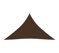Berkfield Home Sunshade Sail Oxford Fabric Triangular 5x5x6 m Brown Berkfield Home Brown
