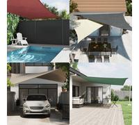 Berkfield Home Sunshade Sail Oxford Fabric Triangular 5x5x6 m White Berkfield Home White
