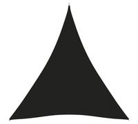 Berkfield Home Sunshade Sail Oxford Fabric Triangular 5x6x6 m Black Berkfield Home Black