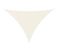 Berkfield Home Sunshade Sail Oxford Fabric Triangular 5x6x6 m Cream Berkfield Home Cream